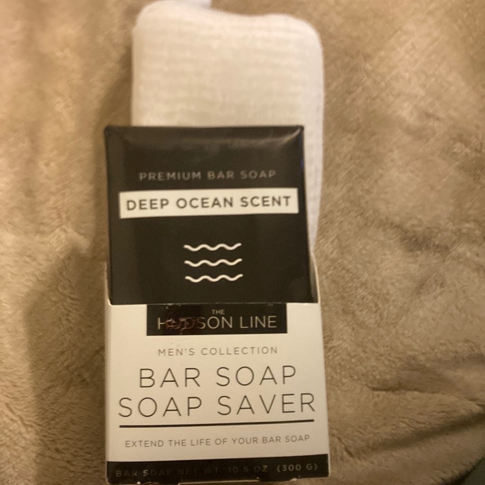 Hudson Line Men's Bar Soap with Deep Ocean Scent